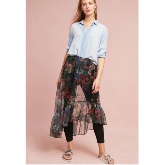 Anthropologie Dresses & Skirts - Anthropologie Maeve Meena Skirted Legging Pants